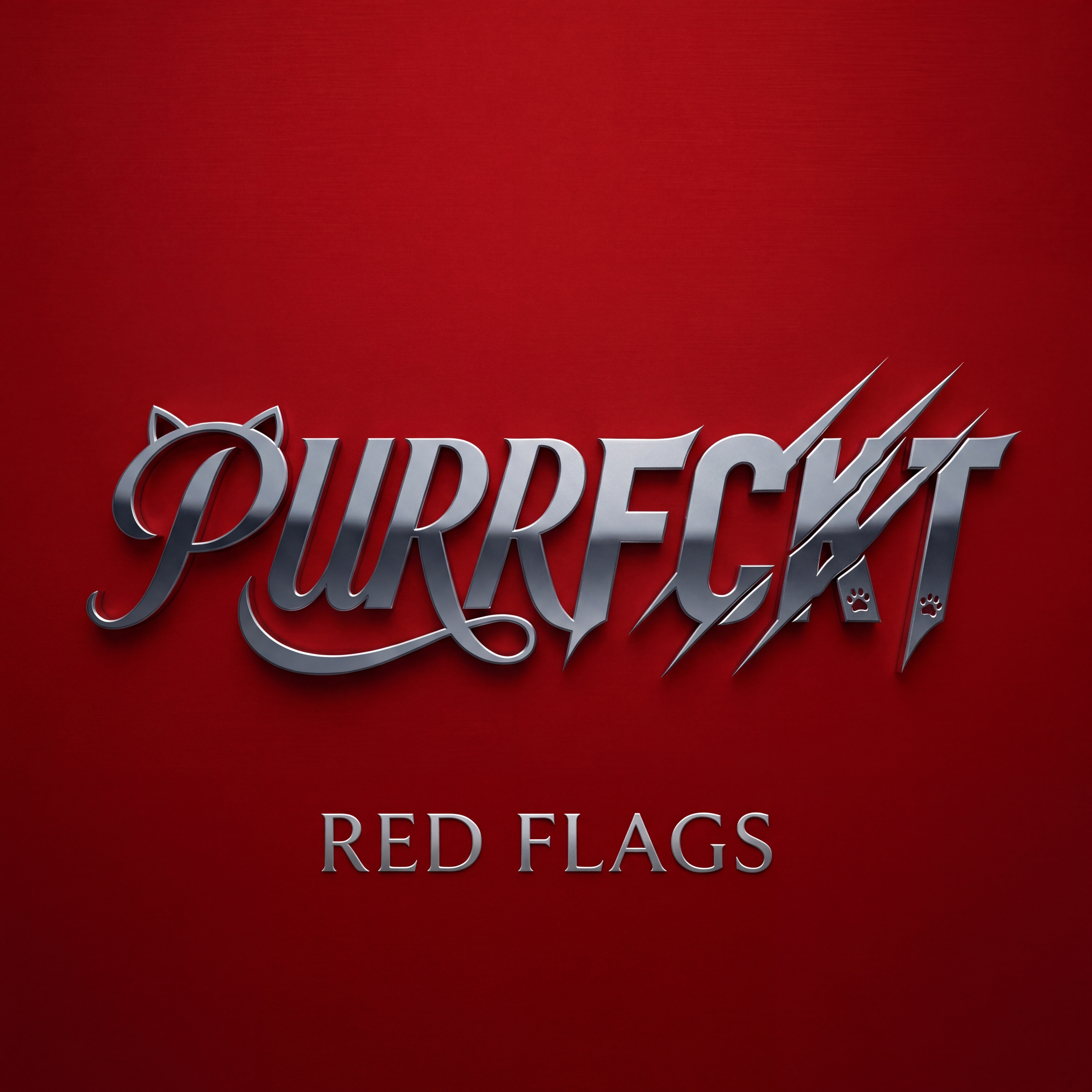 Red Flags — PURRFCKT debut single artwork